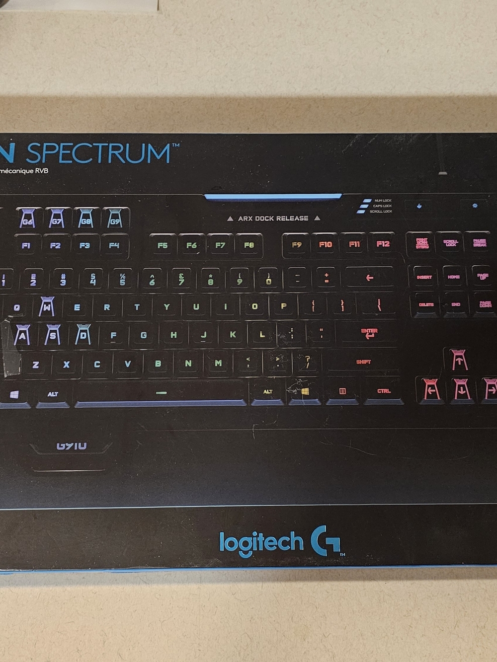 Logitech G910 ORION SPECTRUM Gaming Keyboard w/ Multicolor RGB Backlight - Black